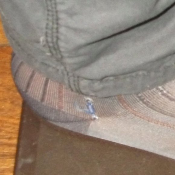 2PR Men's Sheer Charcoal Thick N Thin with Pattern, Cap Toe Cap Heel Socks 10-13 - Picture 10 of 13